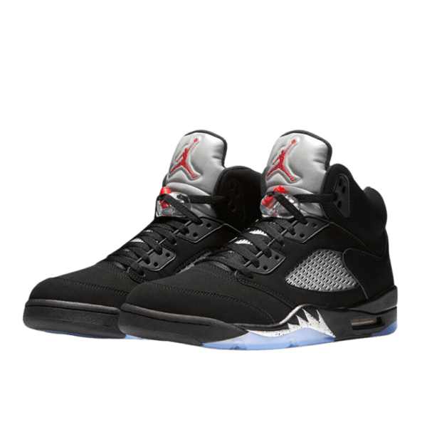 Air Jordan 5 (Black Metallic Silver)